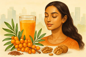 All-Day Screen Glare, Dry Eyes, and Dull Skin: Sea Buckthorn Juice and Omega 3-6-9 as Gentle Inside–Out Support for Indian IT Workers