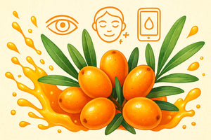Chronic Dry Eyes, Screen Itch, and Early Crow’s Feet: Sea Buckthorn Juice and Omega 3-6-9 as Inside–Out Support for Indian Adults Glued to Devices
