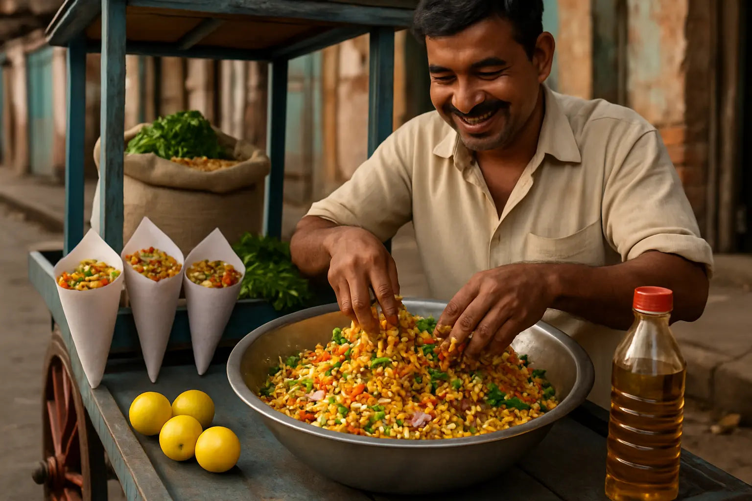 jhal-muri-jhaal-mudhi-puffed-rice-snack