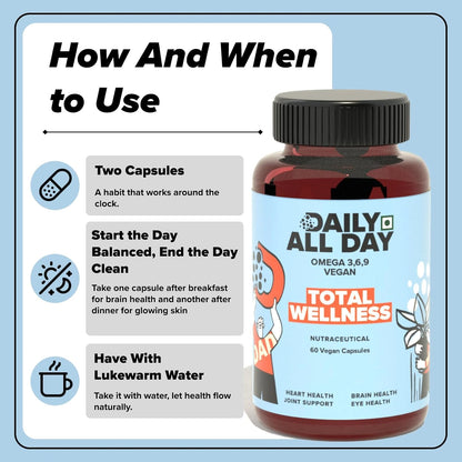 How to take omega 3 capsules - 2 capsules daily