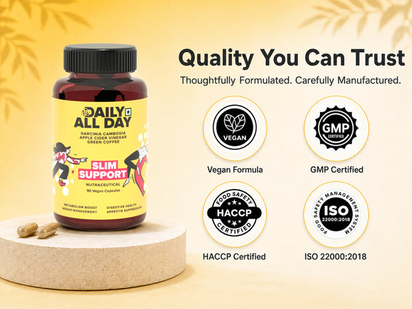 Daily weight management supplement capsules