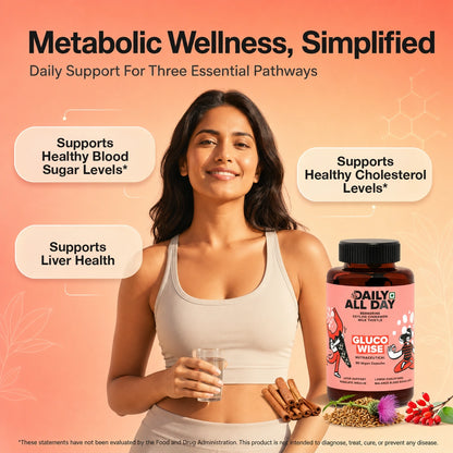 Blood sugar control, cholesterol control and liver health support