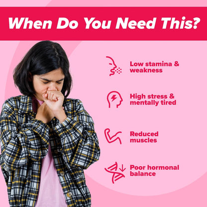 Stamina booster - signs of low stamina, stress and weak muscles