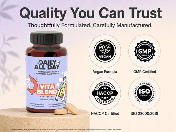 Daily nutrition multivitamin capsules for adults