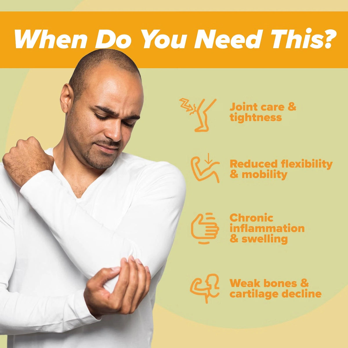 Joint supplements for stiffness, flexibility and swelling