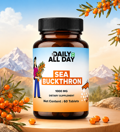 Sea Buckthorn Tablets - Omega-3,6,7,9 & Antioxidants