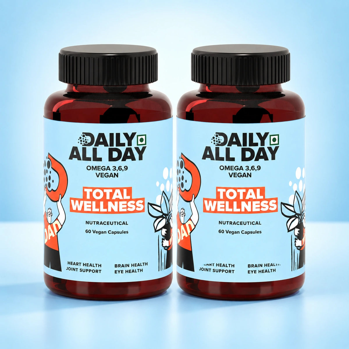 Omega 3 6 9 capsules - pack of 2