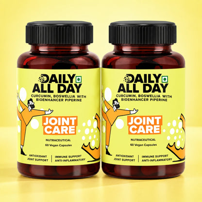 Joint supplements - turmeric curcumin capsules pack of 2