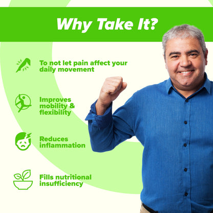 Curcumin benefits - mobility, flexibility and reduced swelling