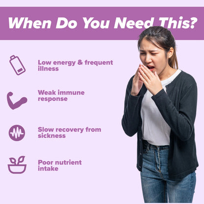 Signs you need an immunity booster - low energy, weak immunity and slow recovery