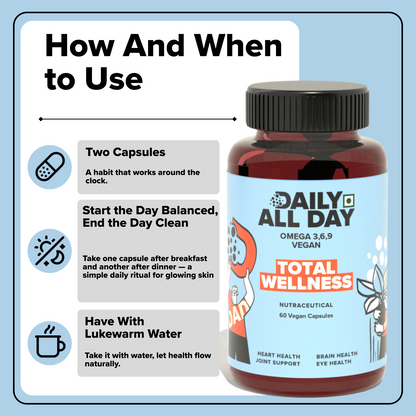 Total Wellness- Vegan Omega 3 6 9