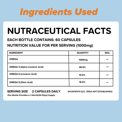 Total Wellness- Vegan Omega 3 6 9