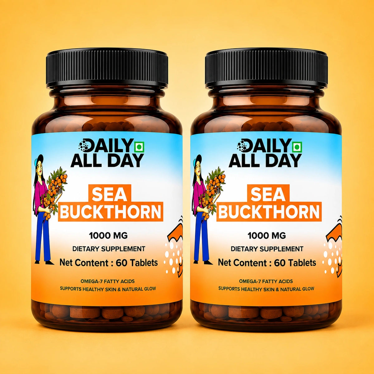 Sea buckthorn tablets - pack of 2